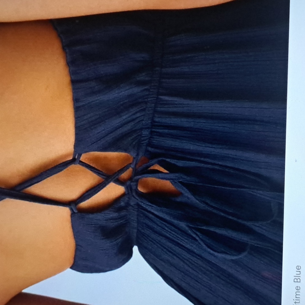 HALARA Navy Cropped Jumpsuit - Picture 3 of 10